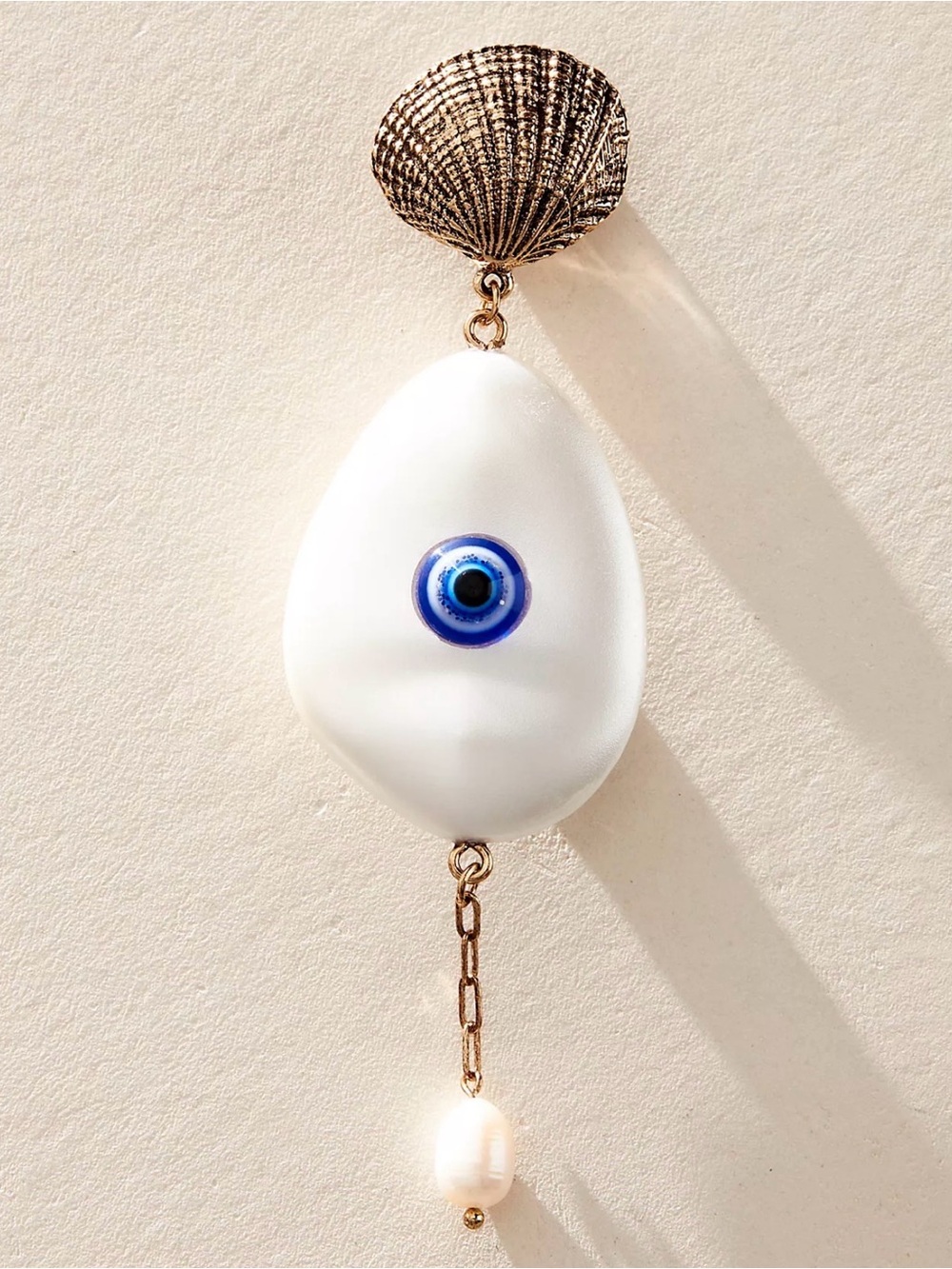 NWT Free People Lila Pin Brooch in Blue O/S